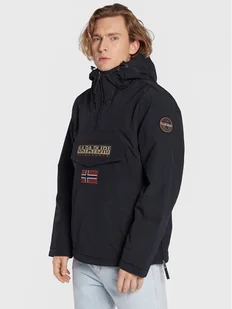 Napapijri Kurtka anorak Rainforest Winter 3 NP0A4GMC Czarny Regular Fit - Kurtki męskie - miniaturka - grafika 1