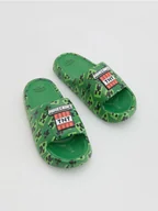 Buty dla chłopców - Reserved - Klapki Minecraft - zielony - miniaturka - grafika 1