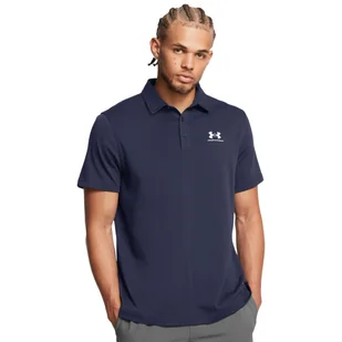 Męska koszulka polo Under Armour UA Icon Polo - granatowa - UNDER ARMOUR - Koszulki sportowe męskie - miniaturka - grafika 1