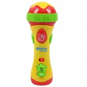 Instrumenty muzyczne dla dzieci - MUZYCZNY MIKROFON DLA DZIECI ZABAWKA NA BATERIE - miniaturka - grafika 1