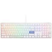 Klawiatury - Ducky One 3 Classic Pure White Klawiatura Gamingowa RGB LED - MX-Blue (US) - miniaturka - grafika 1