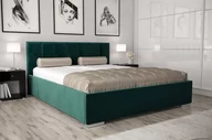 Łóżka - Łóżko tapicerowane 120x200 ALBERTO z pojemnikiem na pościel kolor do wyboru - miniaturka - grafika 1