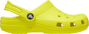 Crocs Chodaki sandały klapki dla dzieci Crocs Kids Toddler Classic Clog żółte 206990 76M 20-21 - Buty dla dziewczynek - miniaturka - grafika 1