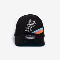 Czapki męskie - Czapka z daszkiem do koszykówki New Era NBA San Antonio Spurs - miniaturka - grafika 1
