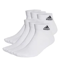 Rajstopy - adidas Cushioned Sportswear Ankle Socks 6 Pairs, Rajstopy, Biały L, Wielbiciel Unisex - miniaturka - grafika 1