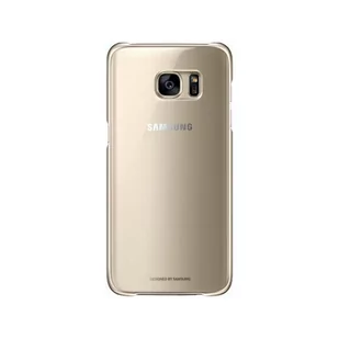 Samsung Clear Cover Galaxy S7 Edge Gold EF-QG935CFEGWW - Etui i futerały do telefonów - miniaturka - grafika 2