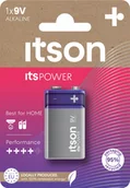 Baterie i akcesoria - itson itsPOWER battery Alkaline 6LR61IPO/1CP 9V - miniaturka - grafika 1