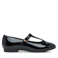 Buty dla dziewczynek - Półbuty Tommy Hilfiger Ballerina T3A3-34000-0774 S Czarny - miniaturka - grafika 1