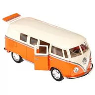 Samochody i pojazdy dla dzieci - Hipo VW Classical bus z białym dachem 1:38 KT5377D - miniaturka - grafika 1