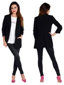 Marynarki i żakiety damskie - Idealna Taliowana Marynarka Wysoka Jakość XL/42 - miniaturka - grafika 1