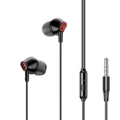 Słuchawki - XO EP58 jack 3,5mm czarne - miniaturka - grafika 1