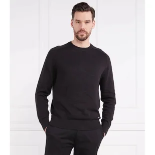 Calvin Klein Sweter Regular Fit - Swetry męskie - miniaturka - grafika 1