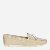 Mokasyny damskie - Buty żeglarskie damskie zamszowe Geox D154RC022BC-C0122 38 24.7 cm Sand (8050036116284). Mokasyny damskie - miniaturka - grafika 1