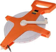 Inne urządzenia pomiarowe - Korbi GEODEZYJNA TAŚMA MIERNICZA MIARA ZWIJANA 100M - miniaturka - grafika 1