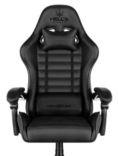 Fotel gamingowy Hell's Chair HC-1003 Black Czarny Tkanina - Fotele gamingowe - miniaturka - grafika 1