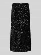 Spódnice - Spódnica midi z wysokim stanem i cekinami model ‘FAITH’ - miniaturka - grafika 1