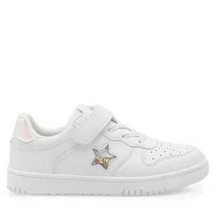 Sneakersy Nelli Blu DG24011A Biały - Buty dla dziewczynek - miniaturka - grafika 1