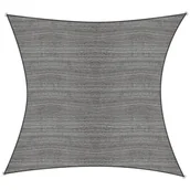 Parasole ogrodowe - Ambiance Przeciwsłoneczny ŻAGIEL ogrodowy parasol + linki 3 m CZARNY 339096 - miniaturka - grafika 1