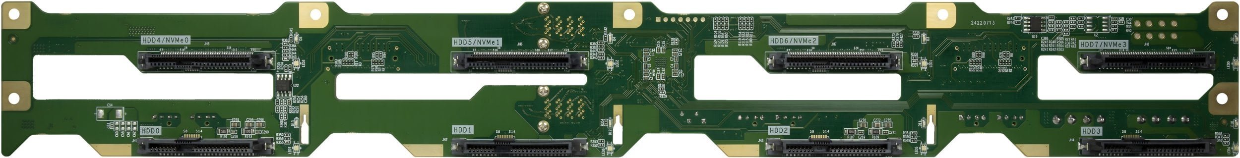Inter-Tech IPC Backplane BP-4708-NVMe 8-krotny 88887407