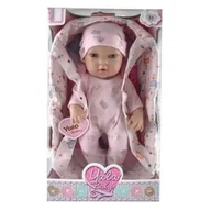 Lalki dla dziewczynek - Noworodek w koszyku Mojżesza - 30 cm - miniaturka - grafika 1