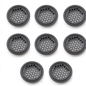 Kratki wentylacyjne - 10 sztuk 35 mm okrągłych siatek wentylacyjnych ze stali nierdzewnej, okrągły otwór wentylacyjny do wentylacji szafek - miniaturka - grafika 1