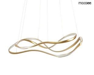 MOOSEE lampa wisząca WAVES 2 złota - Lampy sufitowe - miniaturka - grafika 1