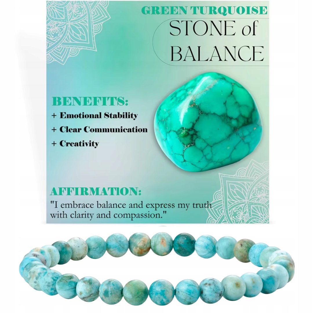 Bransoletka z Kamieni Naturalnych Wspierająca Równowagę i Kreatywność