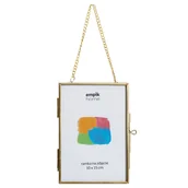 Ramki na zdjęcia - Empik Home – Ramka na zdjęcie „okienko”, złota, 10 × 15 cm - miniaturka - grafika 1