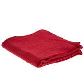 Otulacze - Hi Little One - Otulacz Muślinowy 100 X 100 Cm Z Organicznej Bio Bawełny Gots Muslin Swaddle Baby Pink Dark - miniaturka - grafika 1