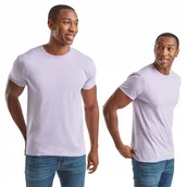 Koszulki męskie - Koszulka Męska T-Shirt BASIC Bawełna Iconic FRUIT 61430 FIOLET LAWENDA 2XL - miniaturka - grafika 1