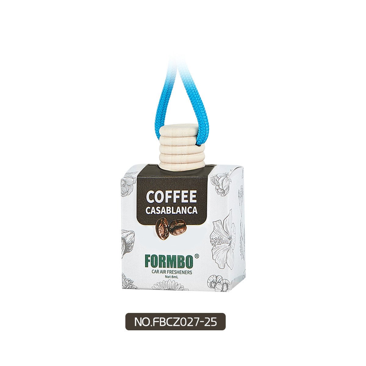 Odświeżacz powietrza do samochodu FORMBO Coffee Casablanca– zapach kawy 8ml