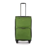Walizki - Stratic Bendigo Light+ miękka walizka podróżna na kółkach, zamek TSA, 4 kółka, możliwość rozszerzenia, zielony, Einheitsgröße, M - miniaturka - grafika 1