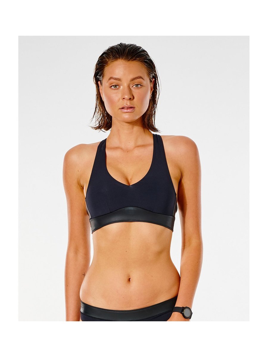 Góra bikini RIP CURL Mirage Ultimate Crop - czarny XS