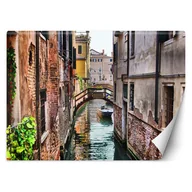 Fototapety - Fototapeta, Wenecja, most i gondola (Rozmiar 100x70) - miniaturka - grafika 1