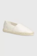 Espadryle męskie - Calvin Klein espadryle JAQ MONO kolor biały HM0HM01468 - miniaturka - grafika 1