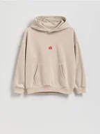 Bluzy dla chłopców - Reserved - Bluza z nadrukiem Inside Out - beżowy - miniaturka - grafika 1