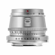 Obiektywy - TTArtisan 35mm F1.4 APS-C Fuji FX silver A11S - miniaturka - grafika 1