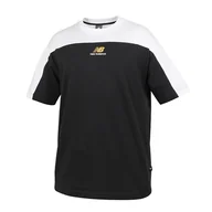 Koszulki męskie - Koszulka męska New Balance MT43527BK  czarna - miniaturka - grafika 1