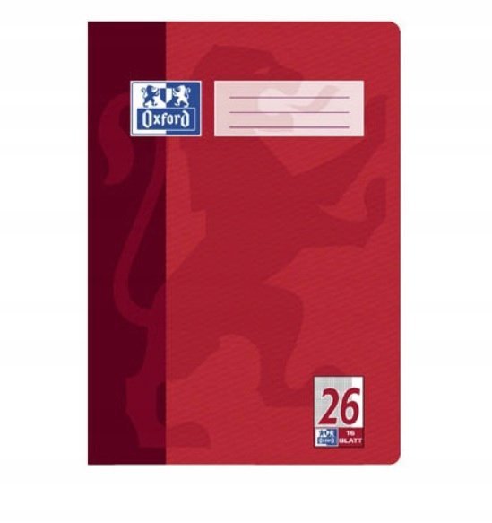 Outlet Zeszyt w kratkę z marginesem A4 Oxford 16 kartek gramatura 90 g/m²