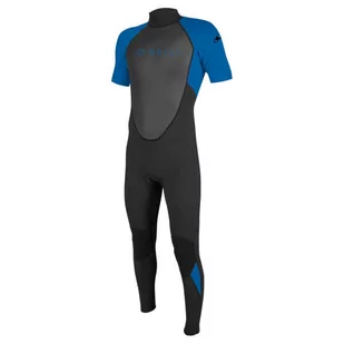 Pianka O'NEILL Dziecięca REACTOR-2 2MM BACK ZIP S/S SPRING Blk/Ocean 2023-14 (155-163 cm) - Pianki do pływania - miniaturka - grafika 1