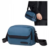 Torebki damskie - Torebka listonoszka niebieska damska męska na ramię stylowa miejska uniwersalna 3 l Arctic Hunter YB00518 Blue - miniaturka - grafika 1