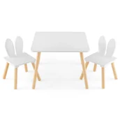 Krzesła obrotowe dla dzieci - 3-częściowy Zestaw mebli dla dzieci 2 x krzesło + stolik - miniaturka - grafika 1