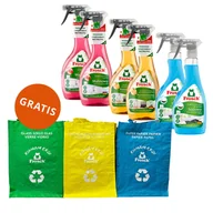 Środki do kuchni i łazienki - Zestaw Frosch, środek usuwający kamień, 2 x 500 ml + środek czyszczący, 2 x 500 ml + środek czyszczący do kuchni, 2 x 500 ml + torby do segregacji, 3 sztuki gratis - miniaturka - grafika 1
