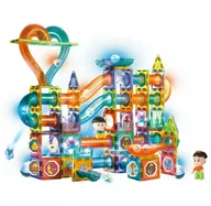 Klocki - KLOCKI MAGNETYCZNE ŚWIECĄCE 202EL. KULODROM KLOCKI KONSTRUKCYJNE TOR XXL - miniaturka - grafika 1