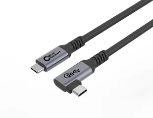 Kabel USB-C MicroConnect Premium 3m 20Gbps, 100W, USB 3.2 Gen 2x2, kątowy - Kable USB - miniaturka - grafika 1