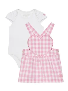 Guess Sukienka codzienna S5GG10 K6YW4 Biały Regular Fit - Sukienki i spódniczki dla dziewczynek - miniaturka - grafika 1