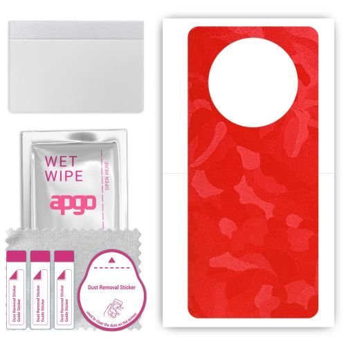 folia naklejka skórka strukturalna na TYŁ do Realme 12x 5G - Moro Camo Czerwony - apgo SKINS