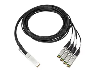 HPE 100Gb QSFP28 to 4x25Gb SFP28 3m Direct Attach Copper Cable - Dyski serwerowe - miniaturka - grafika 1