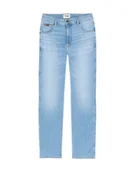 Spodnie męskie - Męskie spodnie jeansowe proste Wrangler TEXAS SLIM W12SQO859 W34 L32 - miniaturka - grafika 1