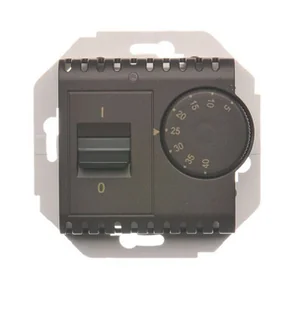 Kontakt Simon Regulator temperatury pomieszczenia SIMON 54 - brązowy mat - Inne akcesoria elektryczne - miniaturka - grafika 1